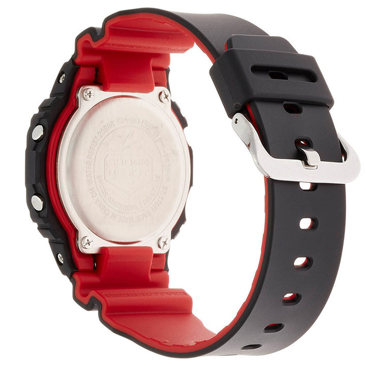 Casio G-SHOCK Black x Red  Heritage Series Men's Watch - DW5600HR-1A
