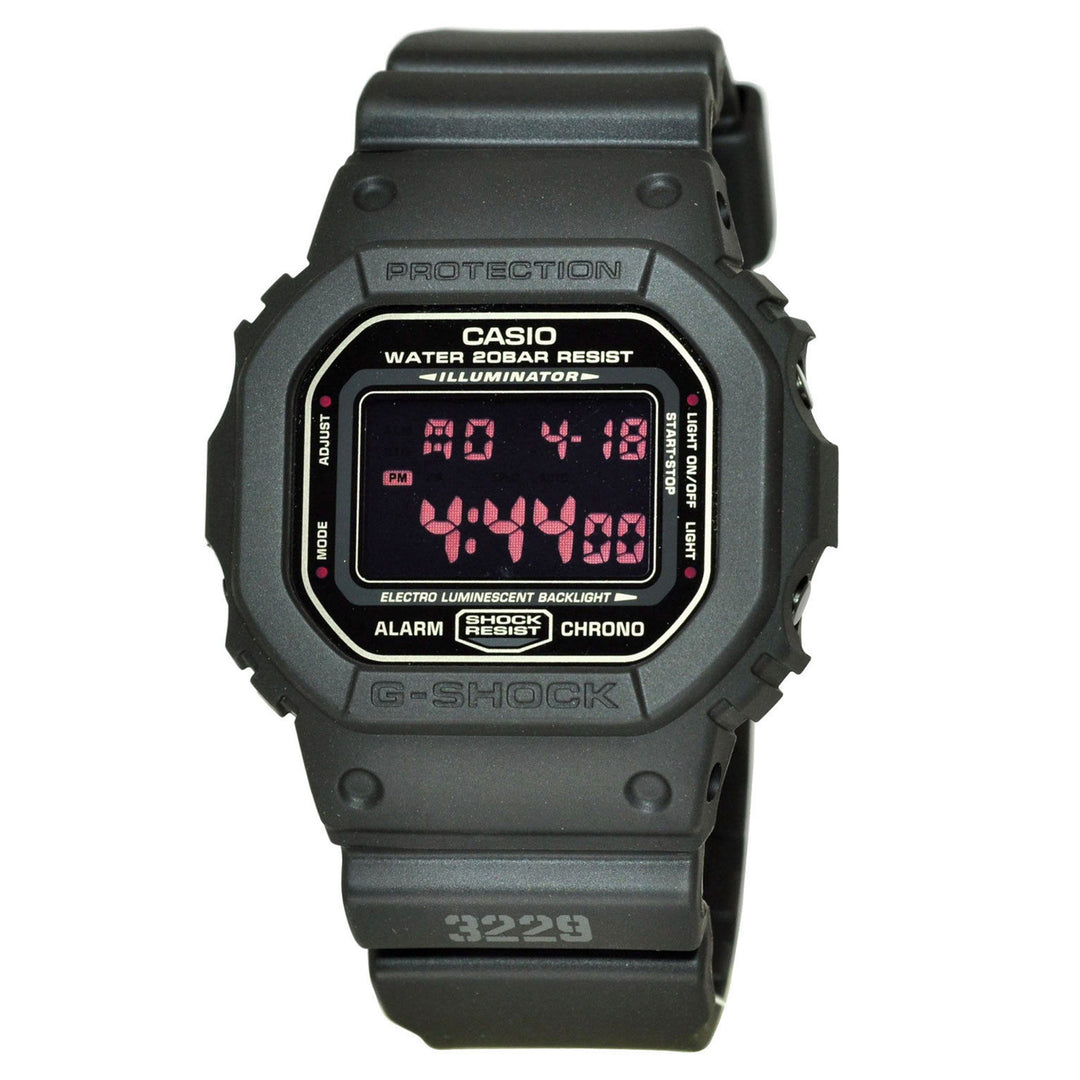 Casio G-SHOCK Black Resin Series Digital Men's Watch - DW5600MS-1