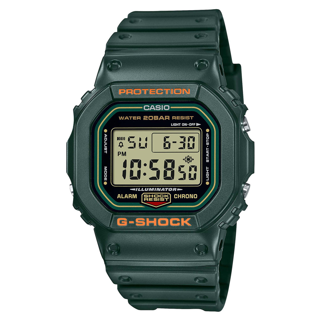 Casio G-SHOCK Iconic Square Case Digital Men's Watch - DW5600RB-3D