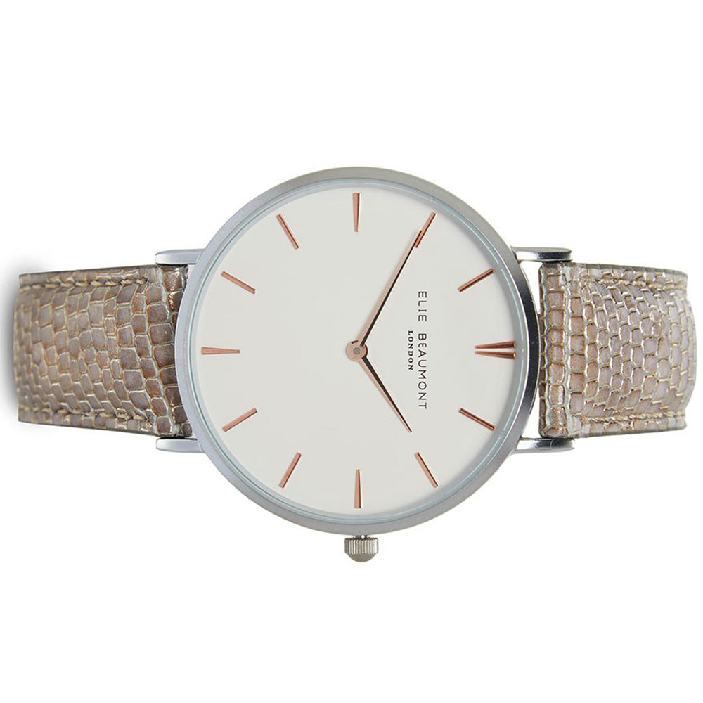 Elie Beaumont Sloane Silver Ladies Watch - EB819.1