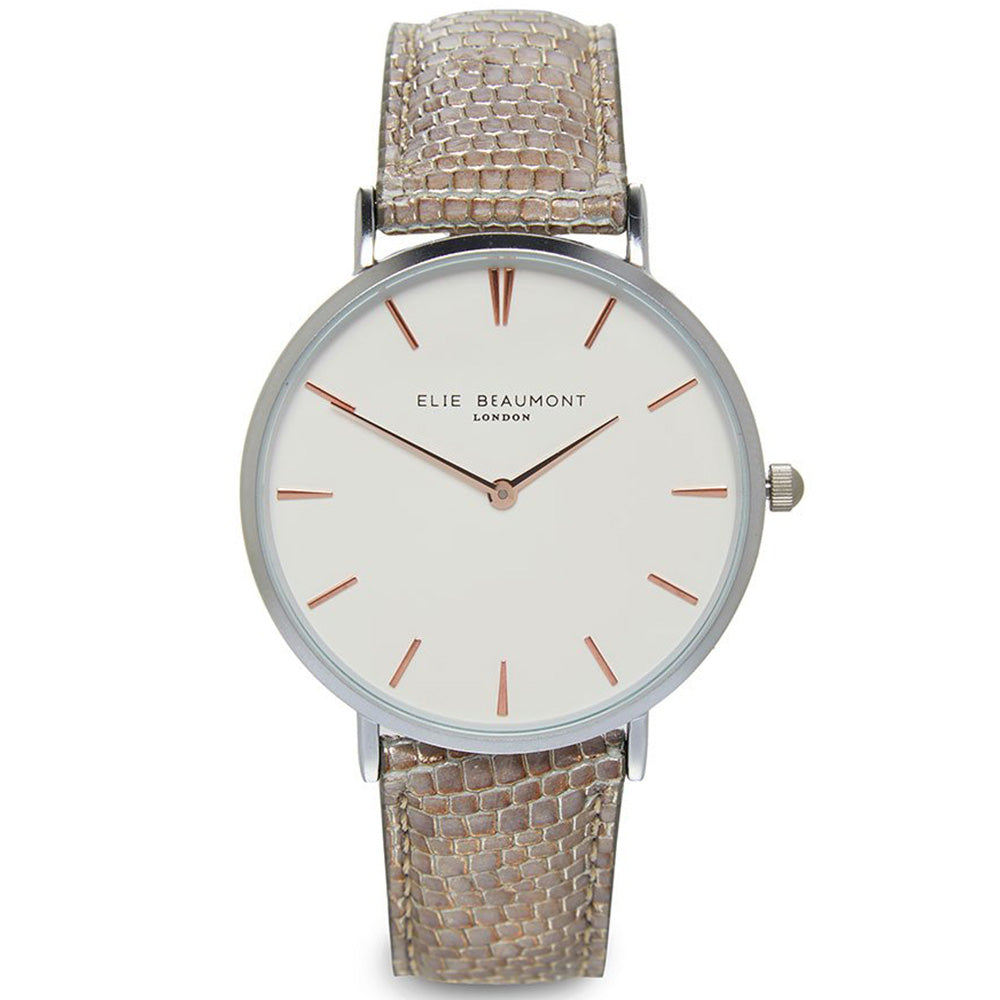 Elie Beaumont Sloane Silver Ladies Watch - EB819.1