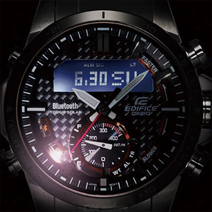 Casio Edifice Digital Chrono Series Men's Sport Watch - ECB800DB-1A