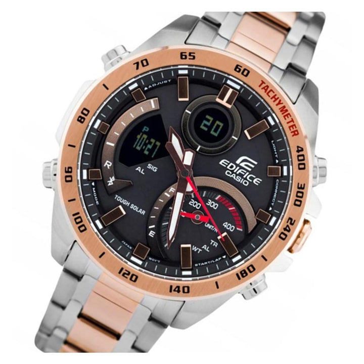 Casio Edifice Two-Tone Digital Chrono Series Men's Sport Watch - ECB900DC-1A
