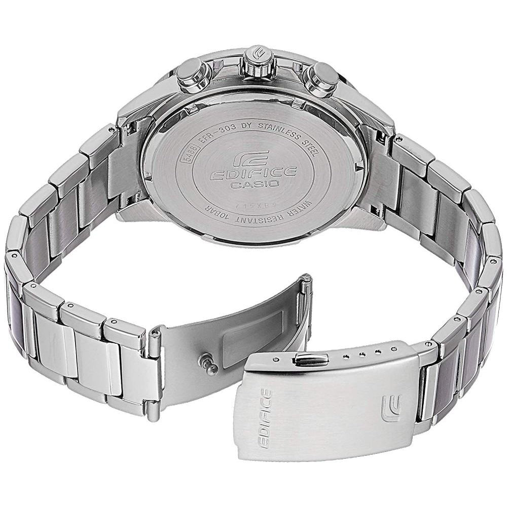 Casio Edifice Dual Time Steel Men's Chrono Watch - EFR303D-1A