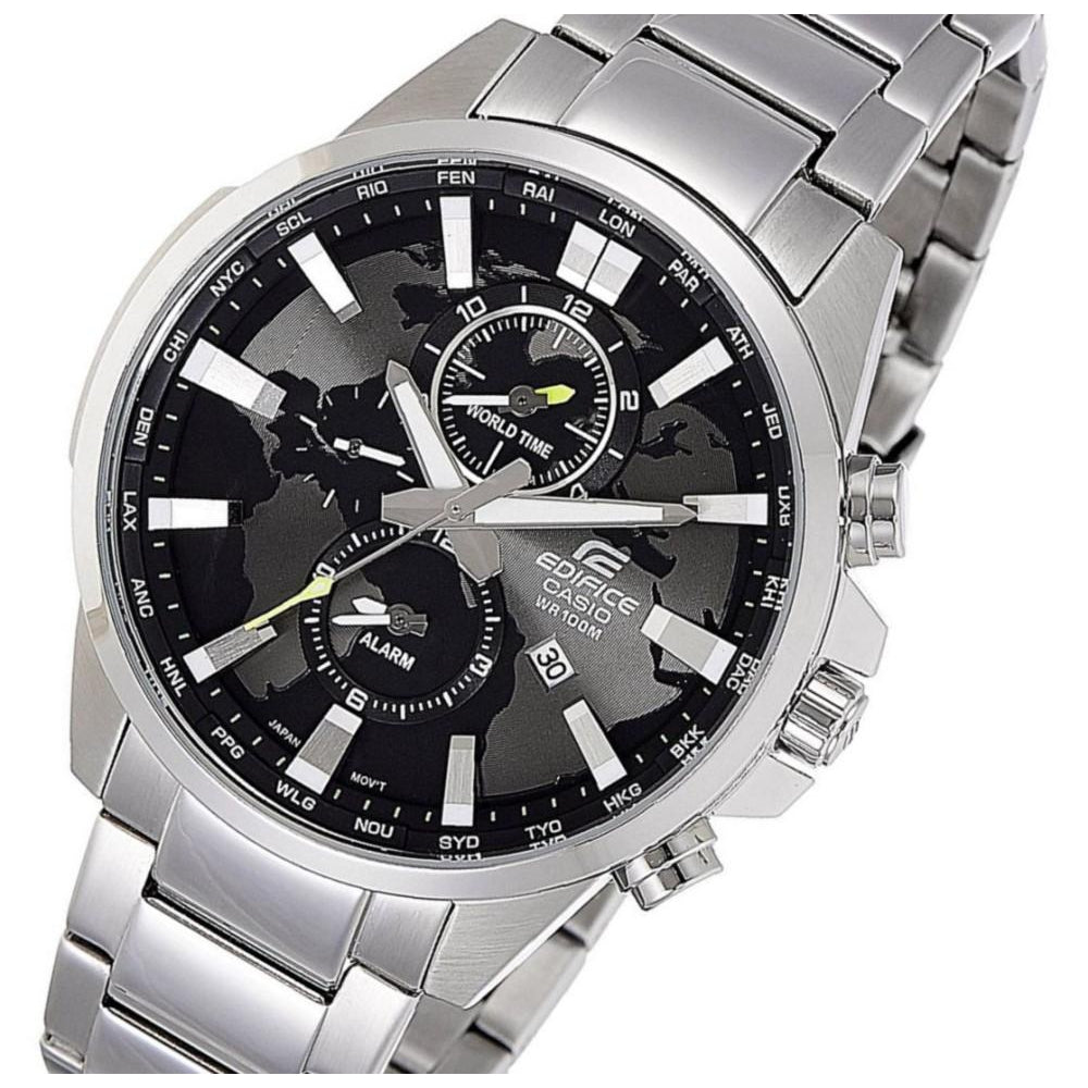Casio Edifice Dual Time Steel Men's Chrono Watch - EFR303D-1A