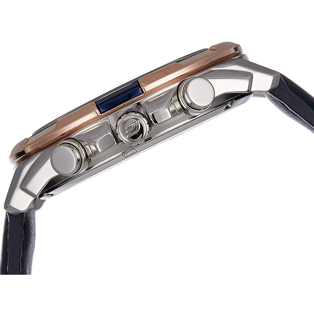 Casio Edifice Navy Leather Multi-functional Men's Chrono Watch - EFR539L-7C