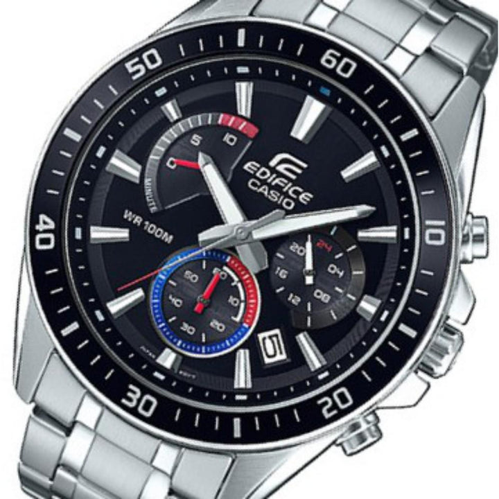 Casio Edifice Retrograde Steel Men's Chrono Watch - EFR552D-1A3