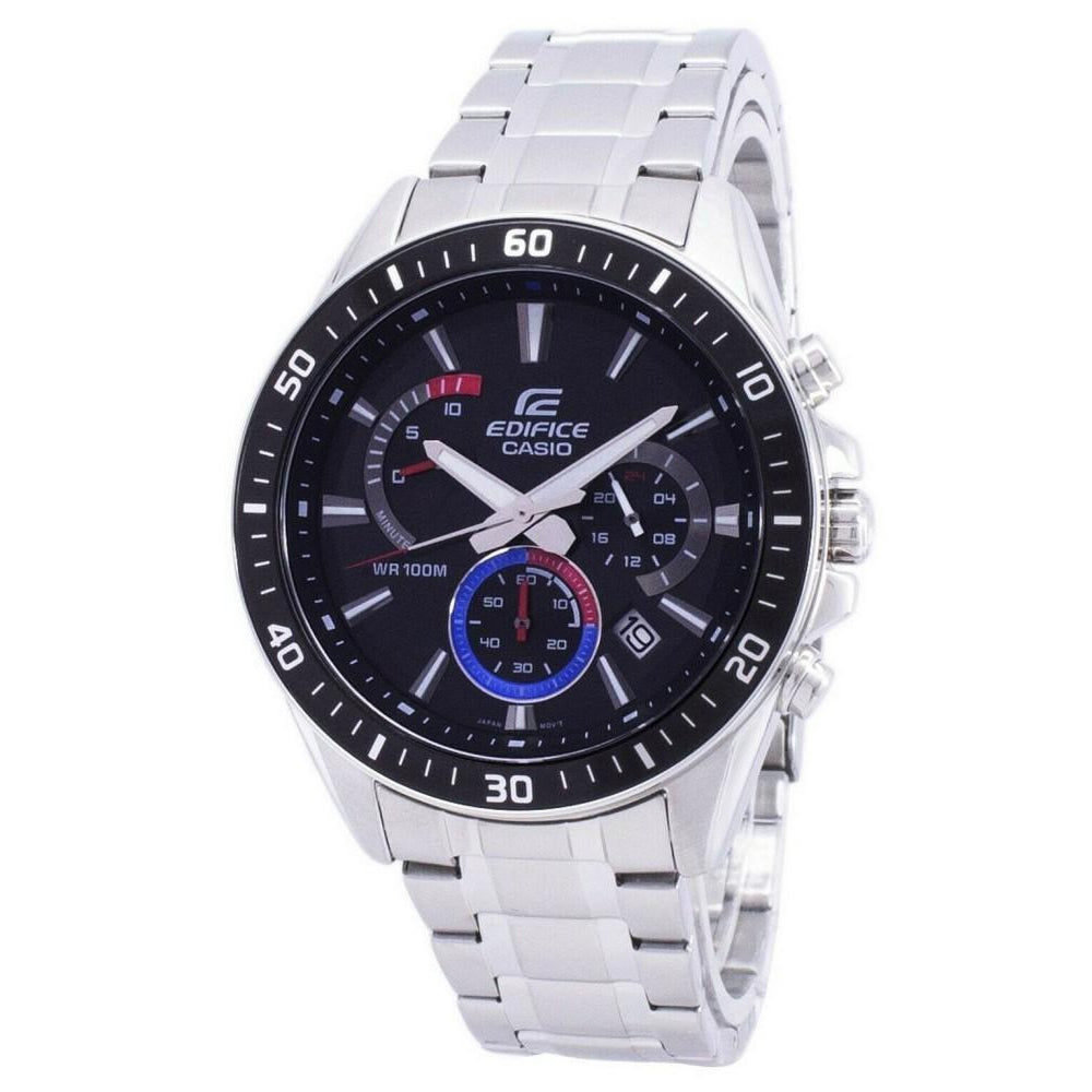 Casio Edifice Retrograde Steel Men's Chrono Watch - EFR552D-1A3