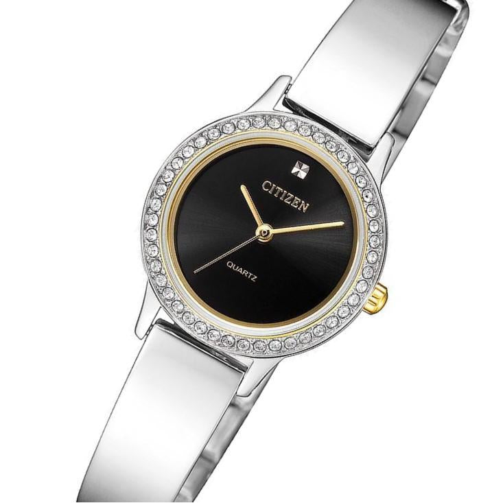 Citizen Ladies Two Tone Stainless Steel Quartz Watch - EJ6134-50E