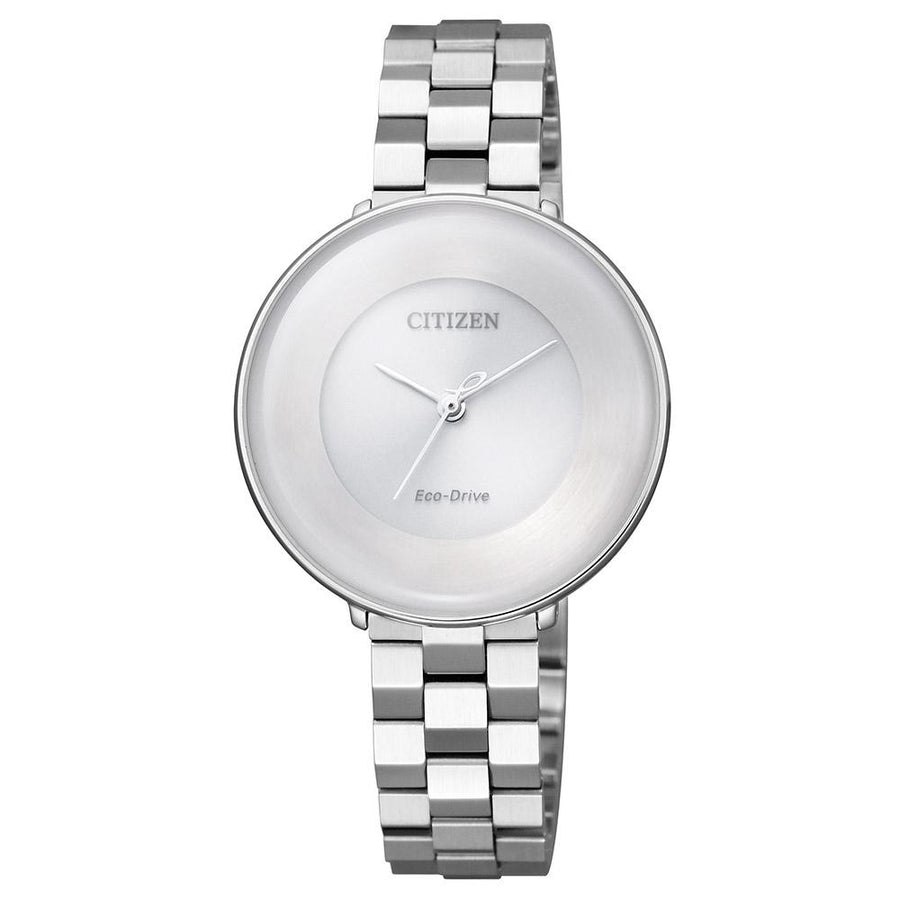 Citizen Ladies Citizen L Diamond Eco-Drive Stainless Steel Watch - EM0600-87A