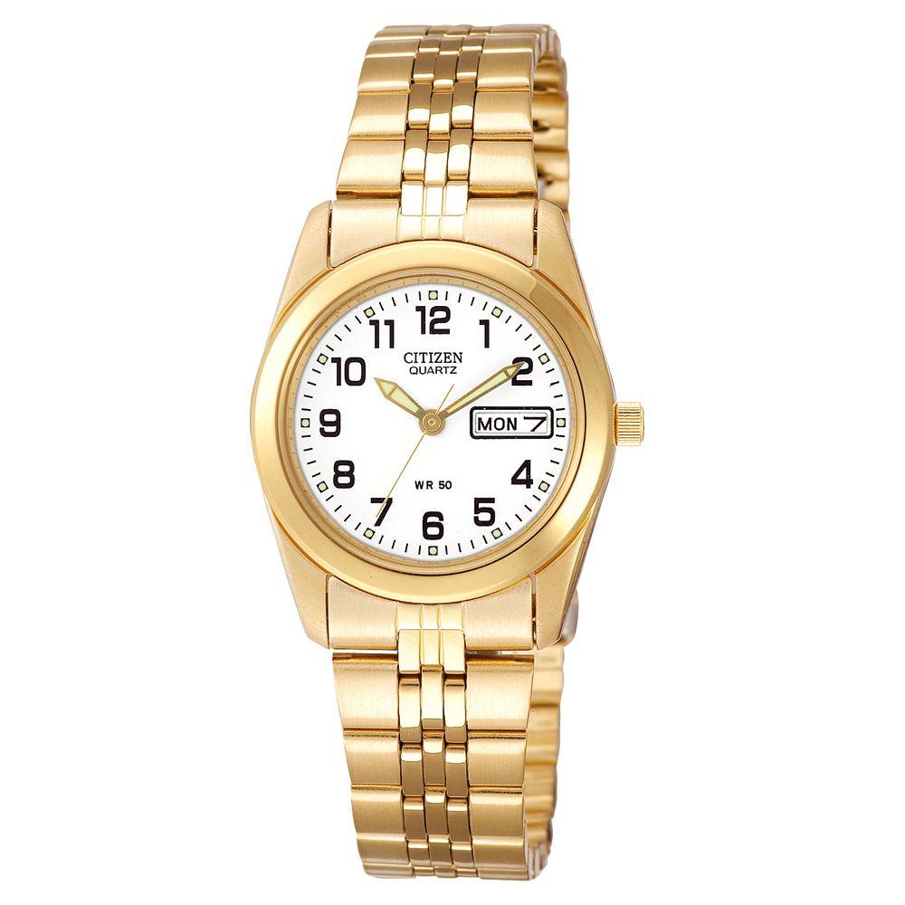 Citizen Gold Steel Ladies Watch - EQ0512-52B