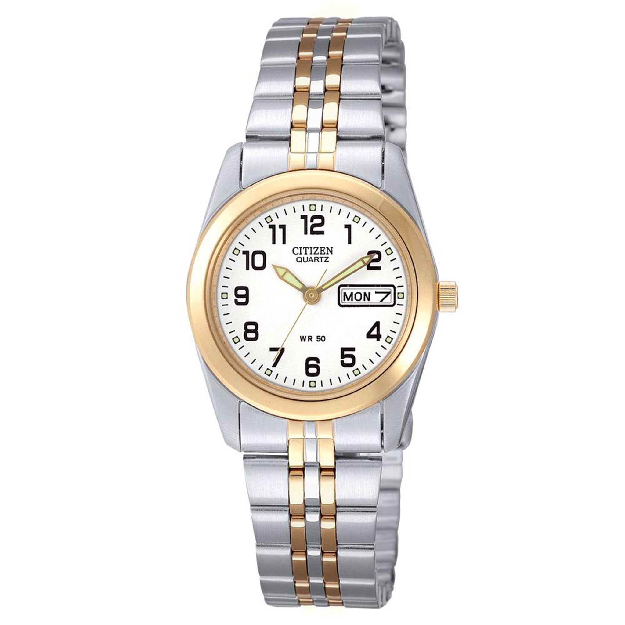 Citizen Ladies Two-Tone Steel Watch - EQ0514-57A