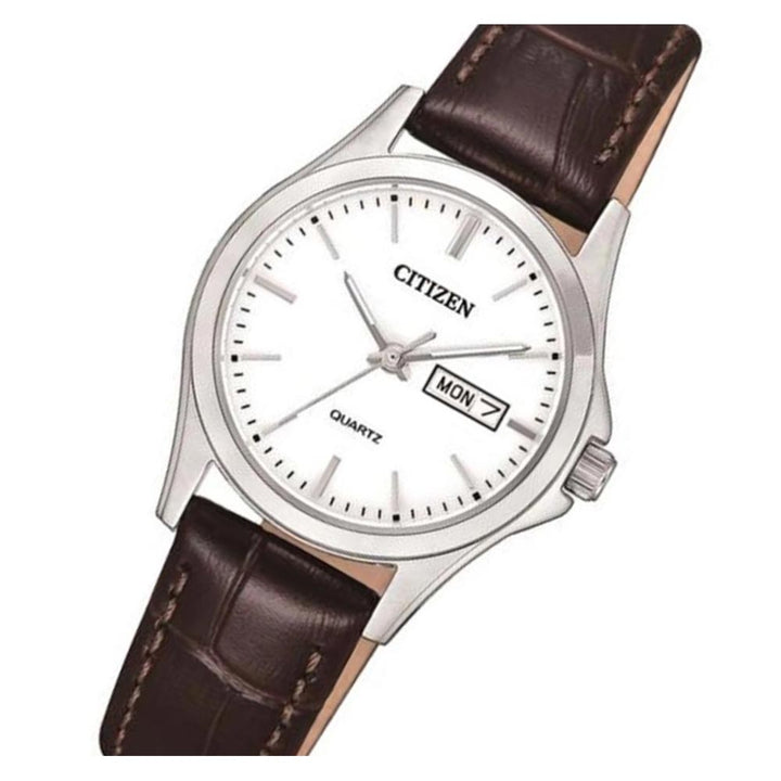 Citizen Classic Brown Leather Ladies Watch - EQ0591-21A