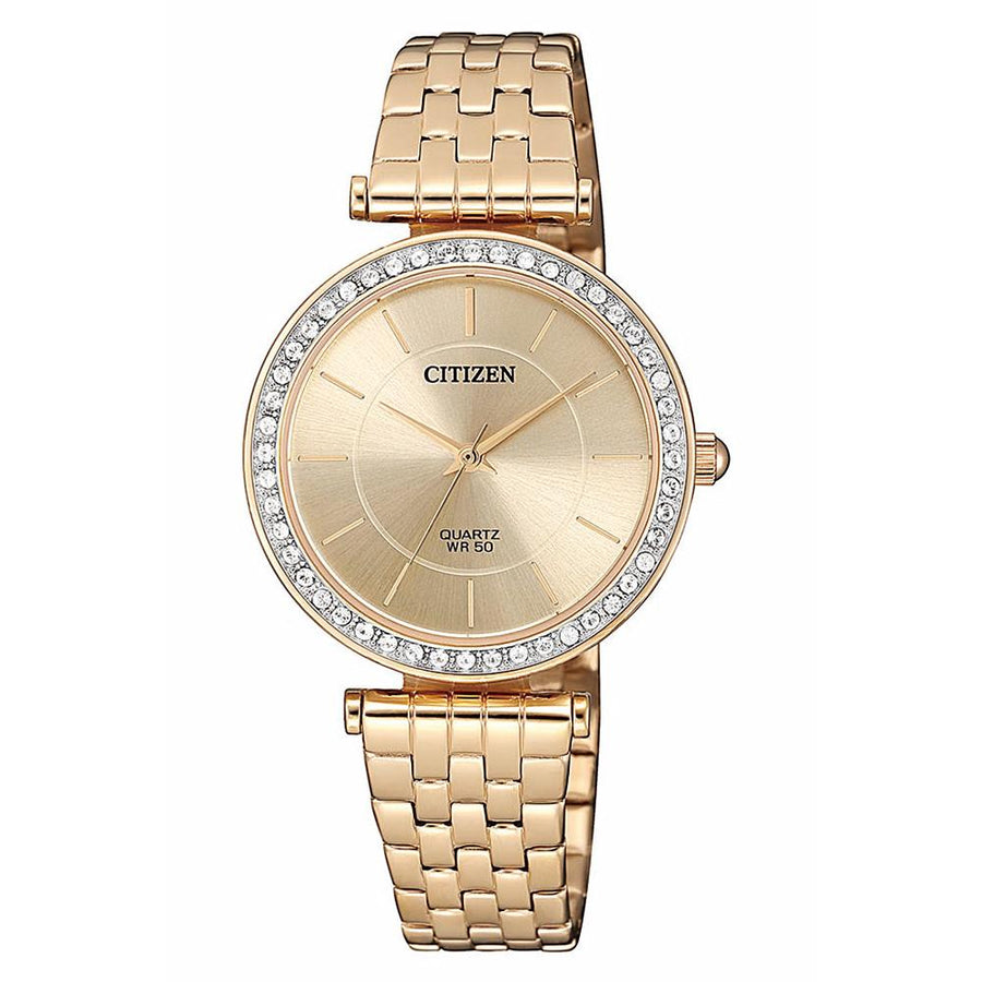 Citizen Gold Steel Ladies Watch - ER0213-57X