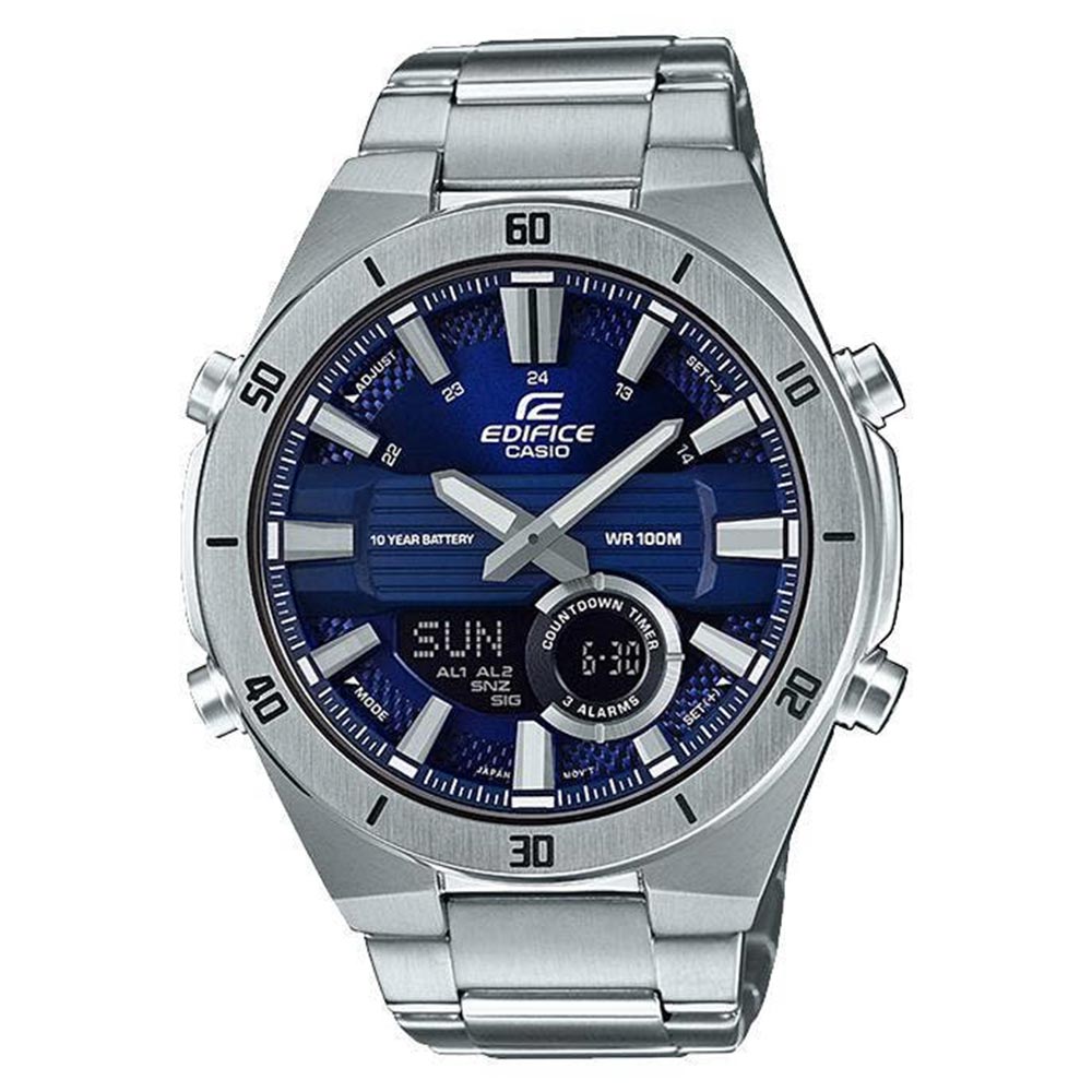 Casio Edifice Stainless Steel Blue Dial Men's Chronograph Watch - ERA110D-2A