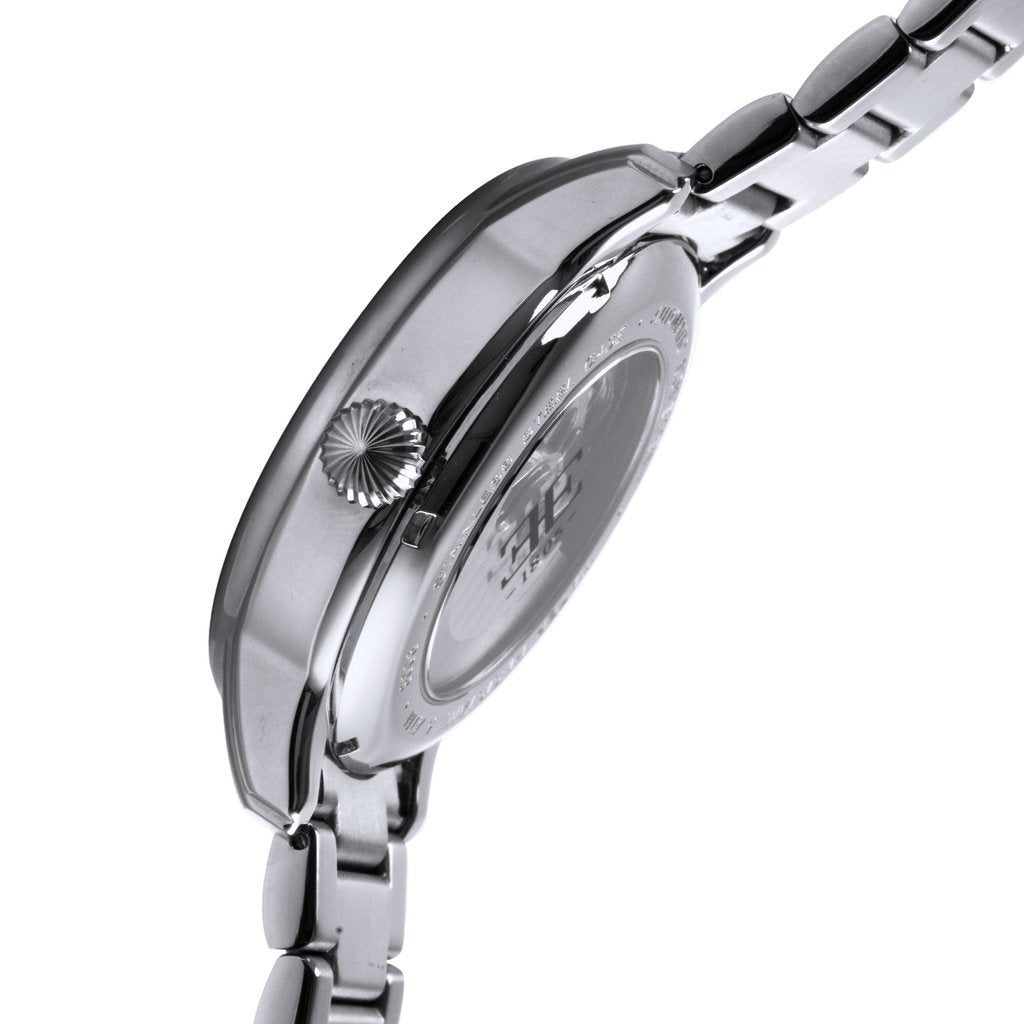 Earnshaw Stainless Steel Black Dial Automatic Men's Watch - ES-8006-11