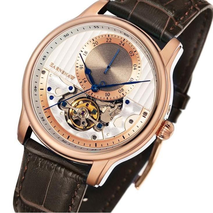 Earnshaw Longitude Regulator Open Heart Men's Watch - ES-8085-04