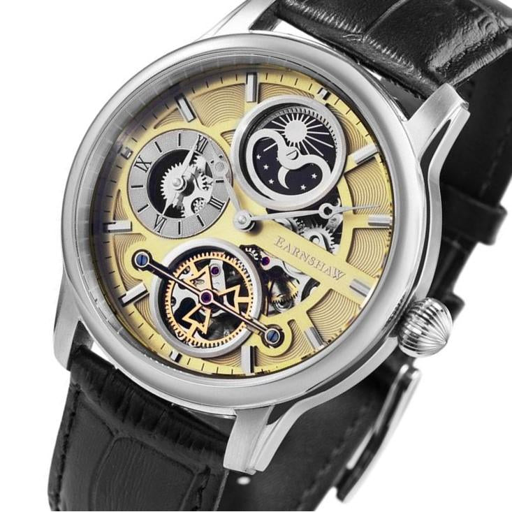 Earnshaw Longitude Hemisphere Sun & Moon Automatic Men's Watch - ES-8087-01