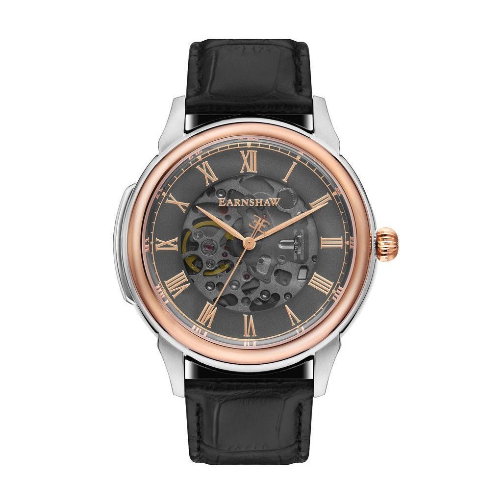 Earnshaw Observatory Automatic Leather Men's Watch - ES-8805-04