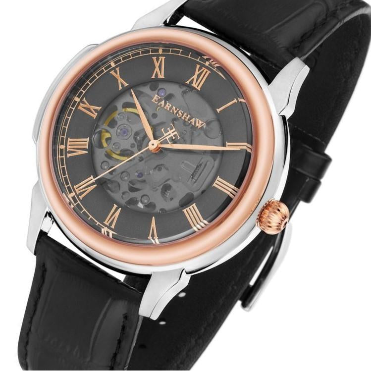 Earnshaw Observatory Automatic Leather Men's Watch - ES-8805-04