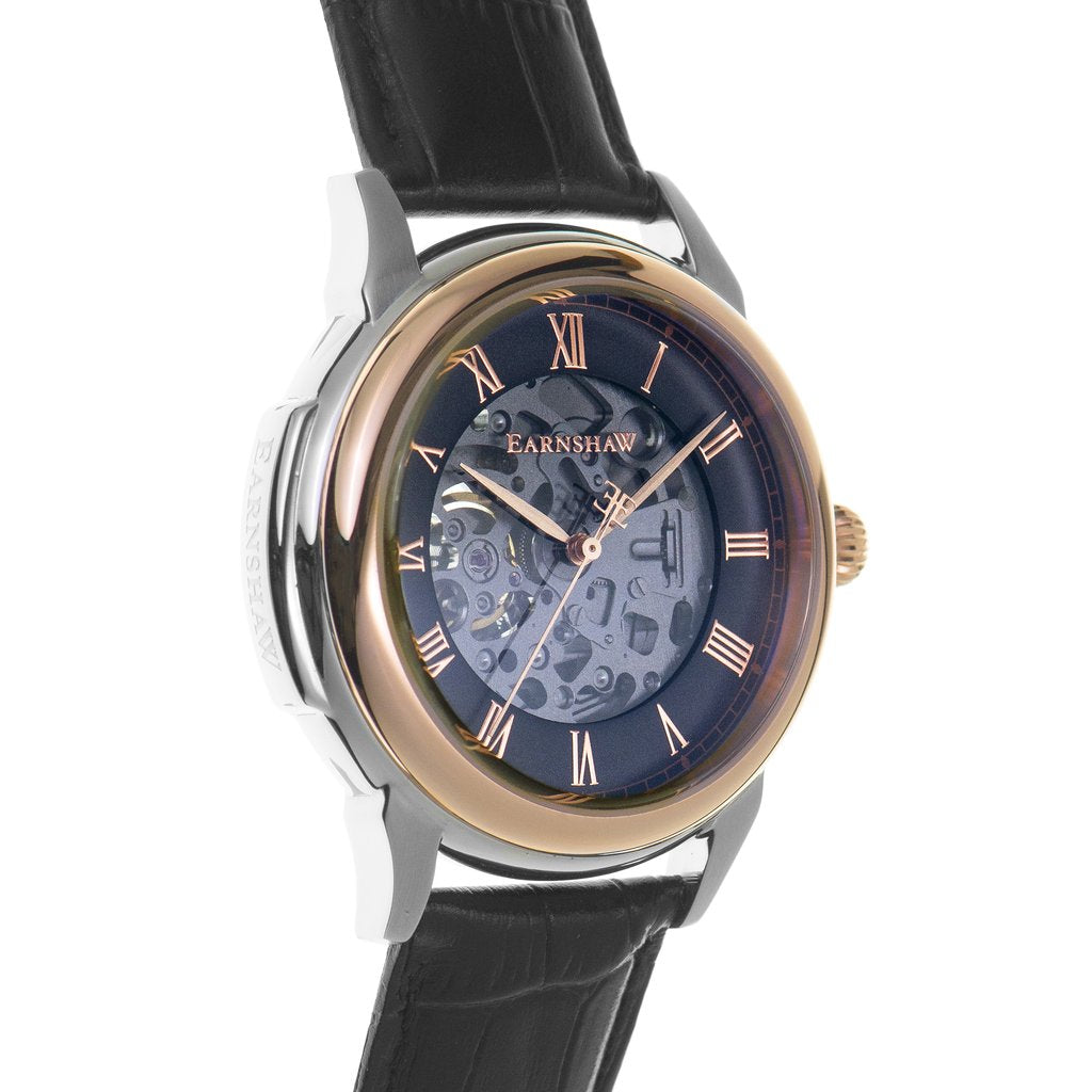 Earnshaw Observatory Automatic Leather Men's Watch - ES-8805-04
