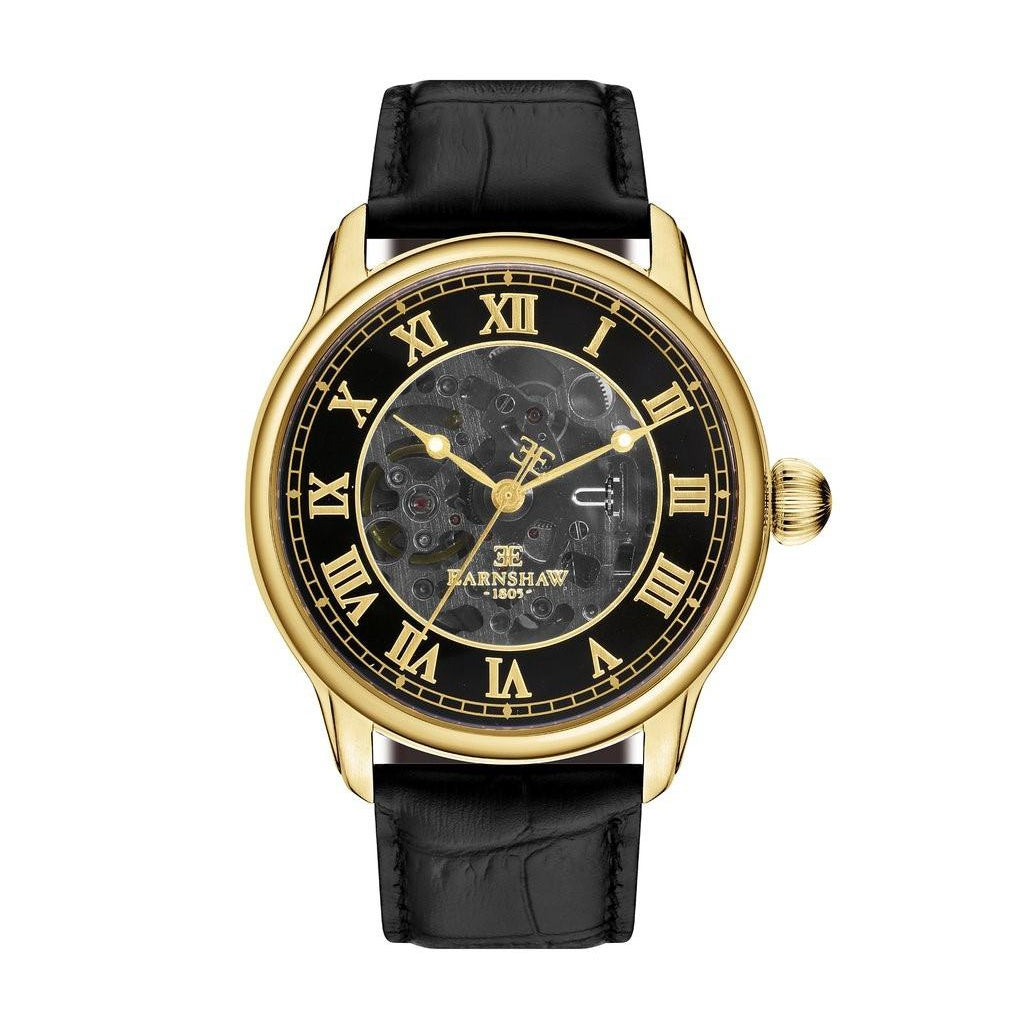 Earnshaw Longitude Automatic Leather Men's Watch - ES-8807-02