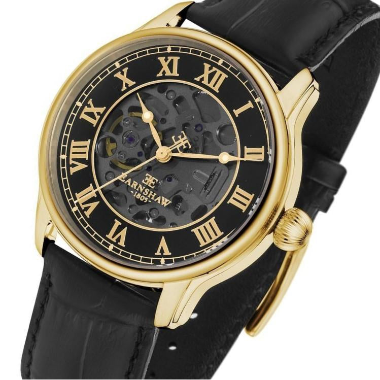 Earnshaw Longitude Automatic Leather Men's Watch - ES-8807-02
