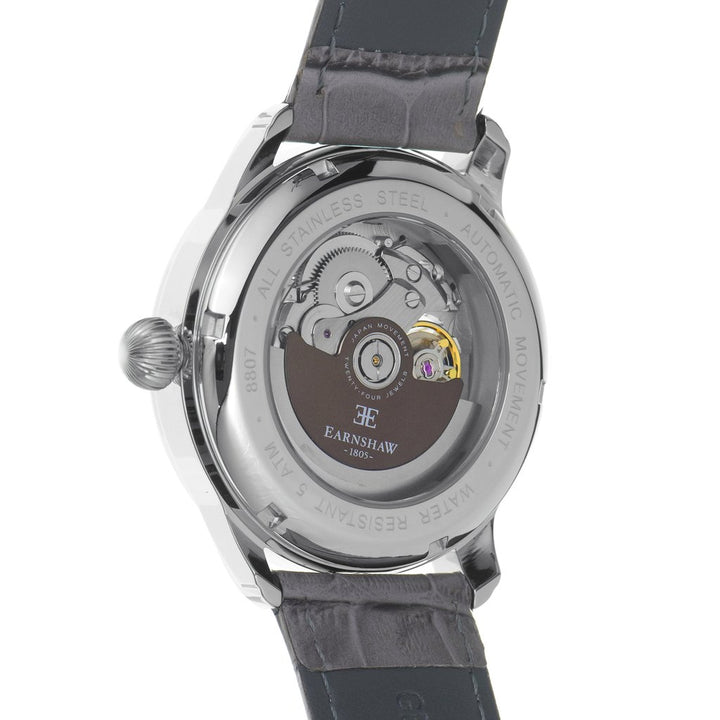 Earnshaw Longitude Automatic Leather Men's Watch - ES-8807-04