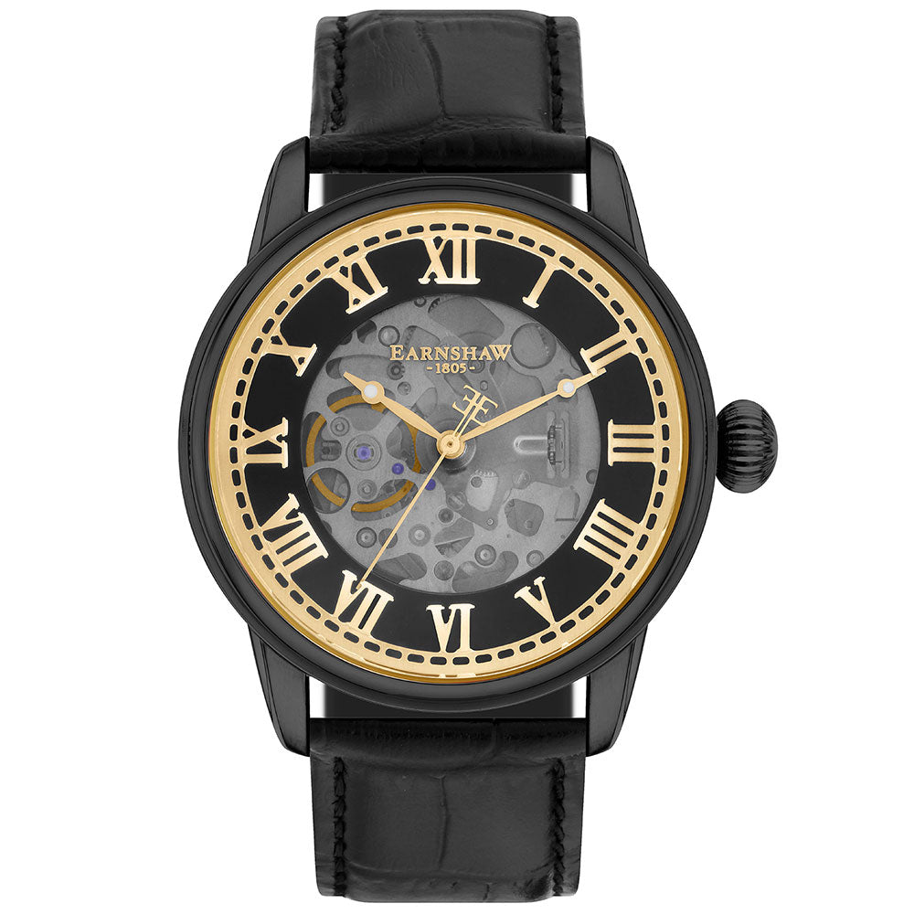 Earnshaw Precisto Longitude Skeleton Men's Watch - ES-8808-03