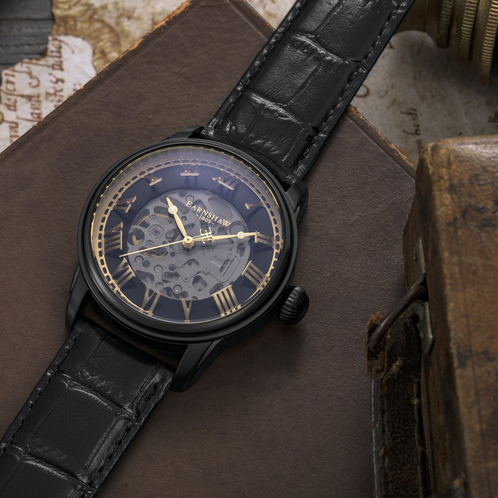 Earnshaw Precisto Longitude Skeleton Men's Watch - ES-8808-03