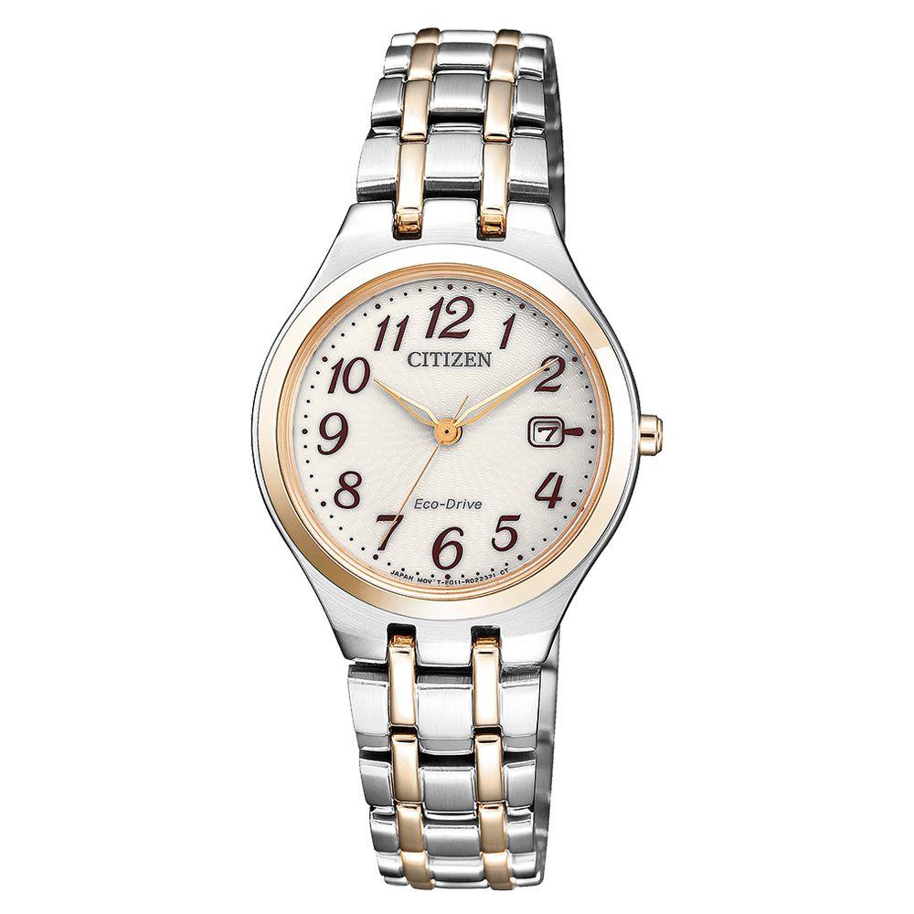 Citizen Two-Tone Steel Ladies Solar Watch - EW2486-87A