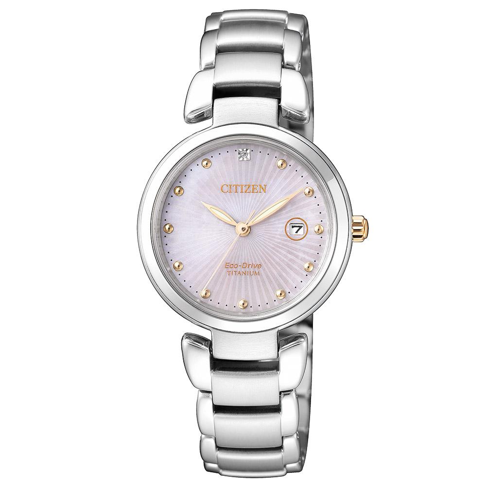 Citizen Ladies Super Titanium Eco-Drive Titanium Watch - EW2506-81Y