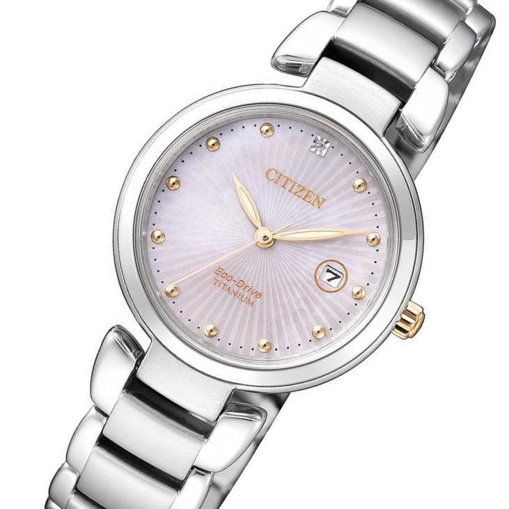 Citizen Ladies Super Titanium Eco-Drive Watch - EW2506-81Y