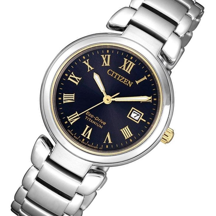 Citizen Ladies Super Titanium Eco-Drive Watch - EW2509-83L