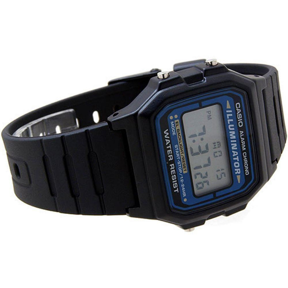 Casio Classic Black Resin Digital Men's Watch - F105W-1AUZ