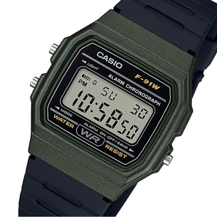 Casio Men's Classic Digital Watch - F91WM-3A