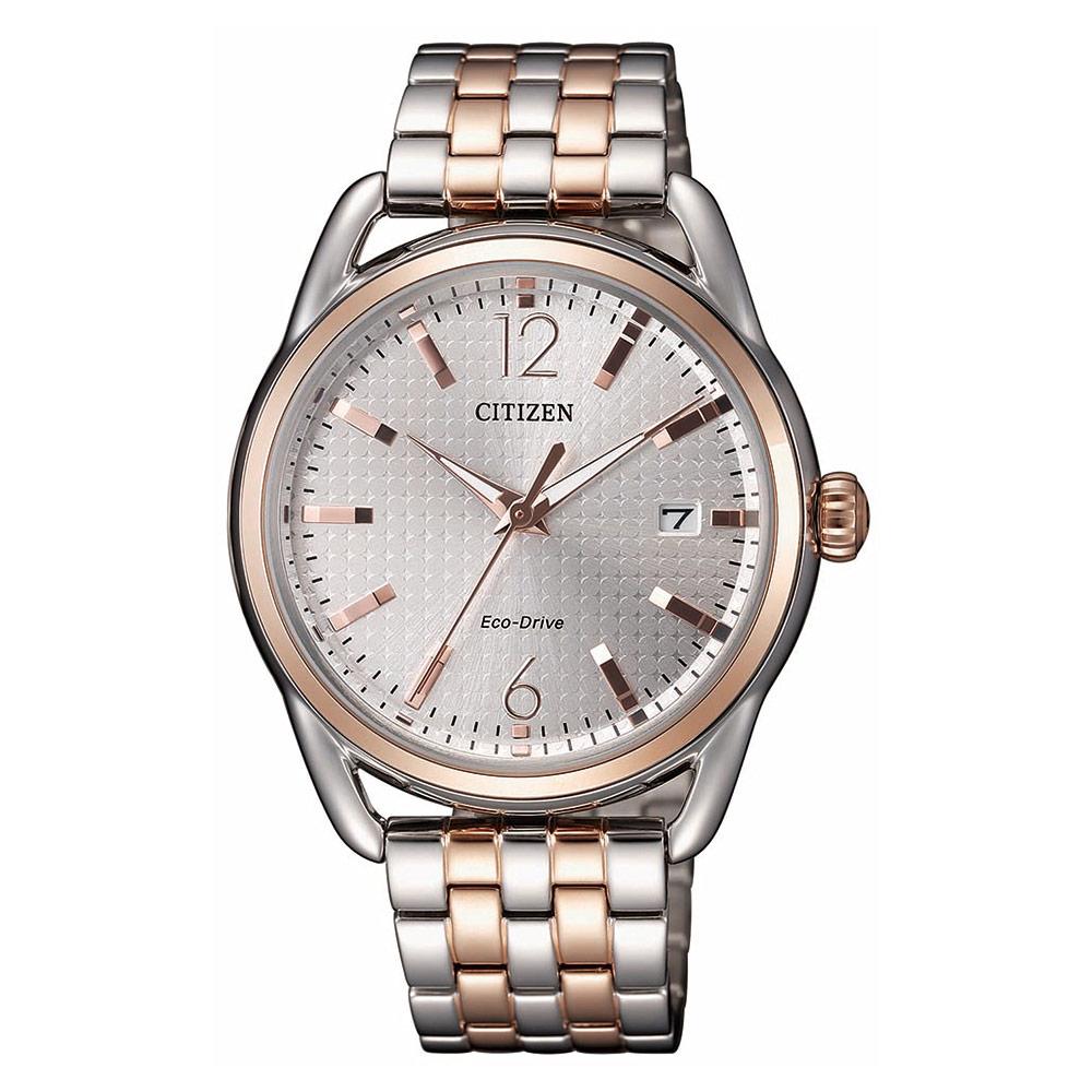 Citizen Two-Tone Steel Ladies Eco-Drive Watch - FE6086-74A