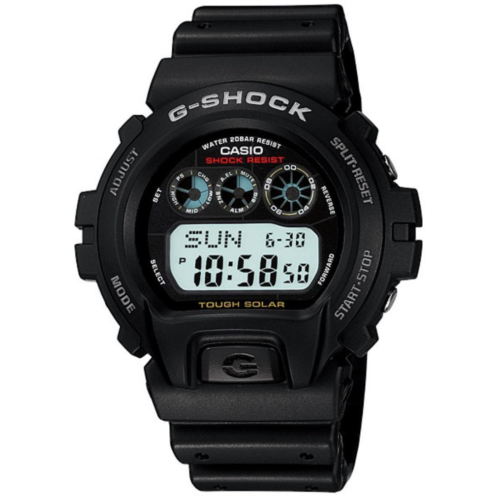 Casio G SHOCK Tough Solar Black Digital Resin Men s Watch G6900 1 The Watch Factory Australia