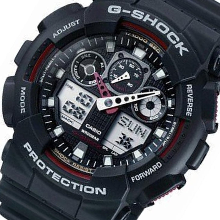 Casio G-SHOCK 35mm Duo Men's Watch - GA100-1A4