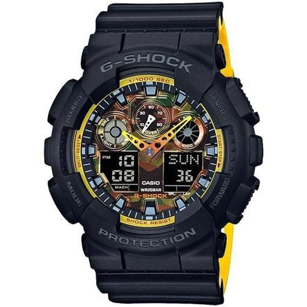 Casio G-SHOCK 55mm Duo Chrono Men's Watch - GA100BY-1A