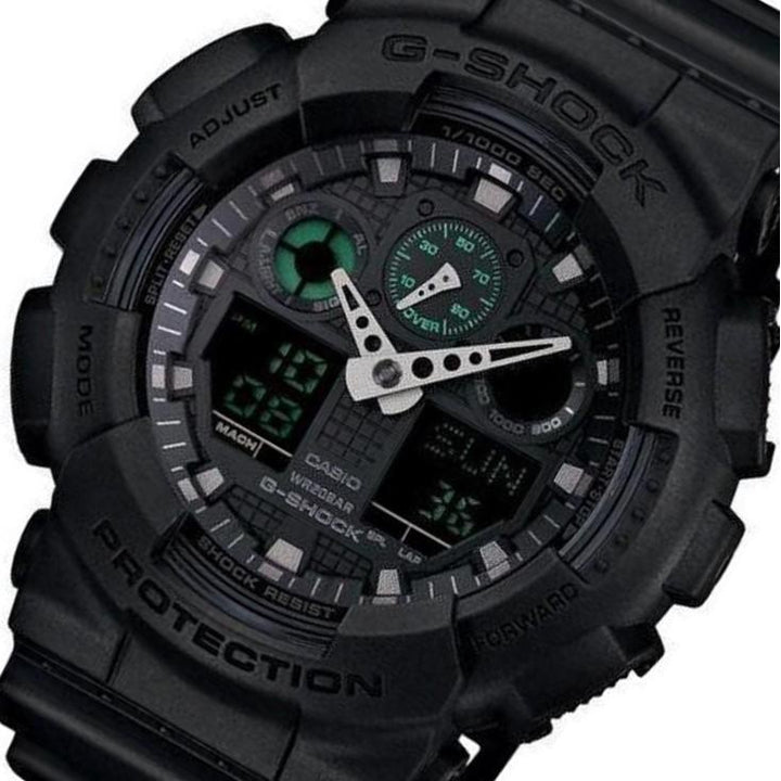 Casio G-SHOCK 55mm Duo Chrono Men's Watch - GA100MB-1A