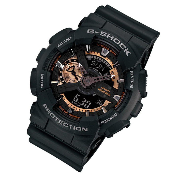 Casio G-SHOCK X-Large 55mm Black Resin Men's Chronograph Watch - GA110RG-1A