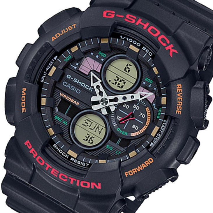 Casio G-SHOCK GA Series Analogue-Digital Men's Watch - GA140-1A4