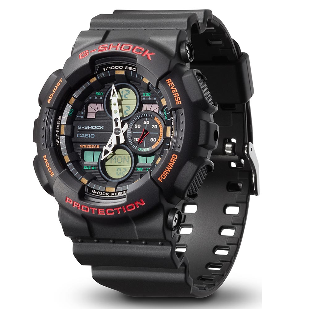 Casio G-SHOCK GA Series Analogue-Digital Men's Watch - GA140-1A4