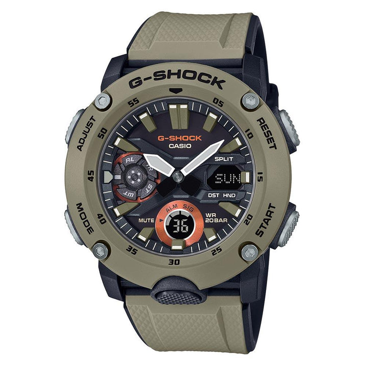 Casio G-Shock Carbon Core Guard Digital Analog Men's Watch - GA2000-5A