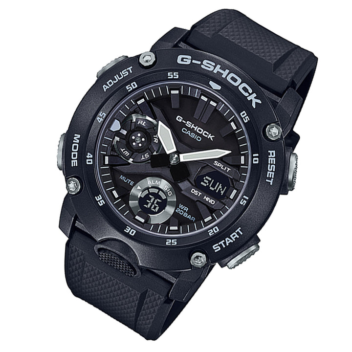 Casio G-SHOCK Black Resin Chronograph Men's Watch - GA2000S-1A