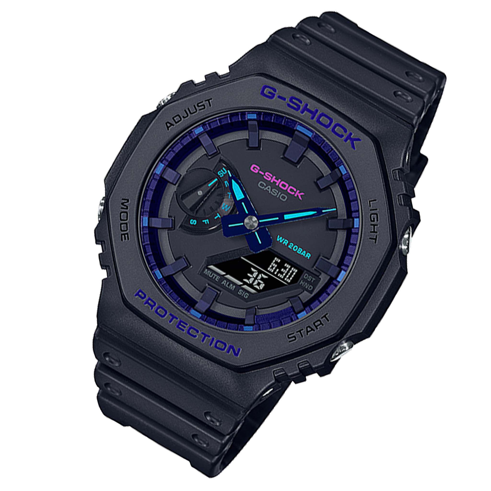 Casio G-SHOCK Virtual Reality Analog-Digital Men's Watch - GA2100VB-1A