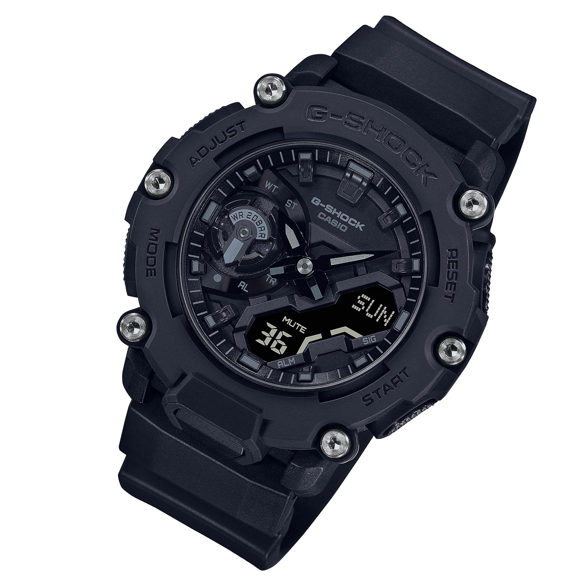Casio G-SHOCK Carbon Core Guard Analog-Digital Men's Watch - GA2200BB-1A