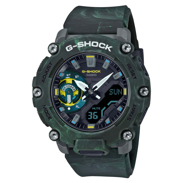 Casio G-SHOCK Foggy Forest Analog-Digital Men's Watch - GA2200MFR-3A