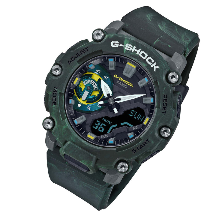 Casio G-SHOCK Foggy Forest Analog-Digital Men's Watch - GA2200MFR-3A